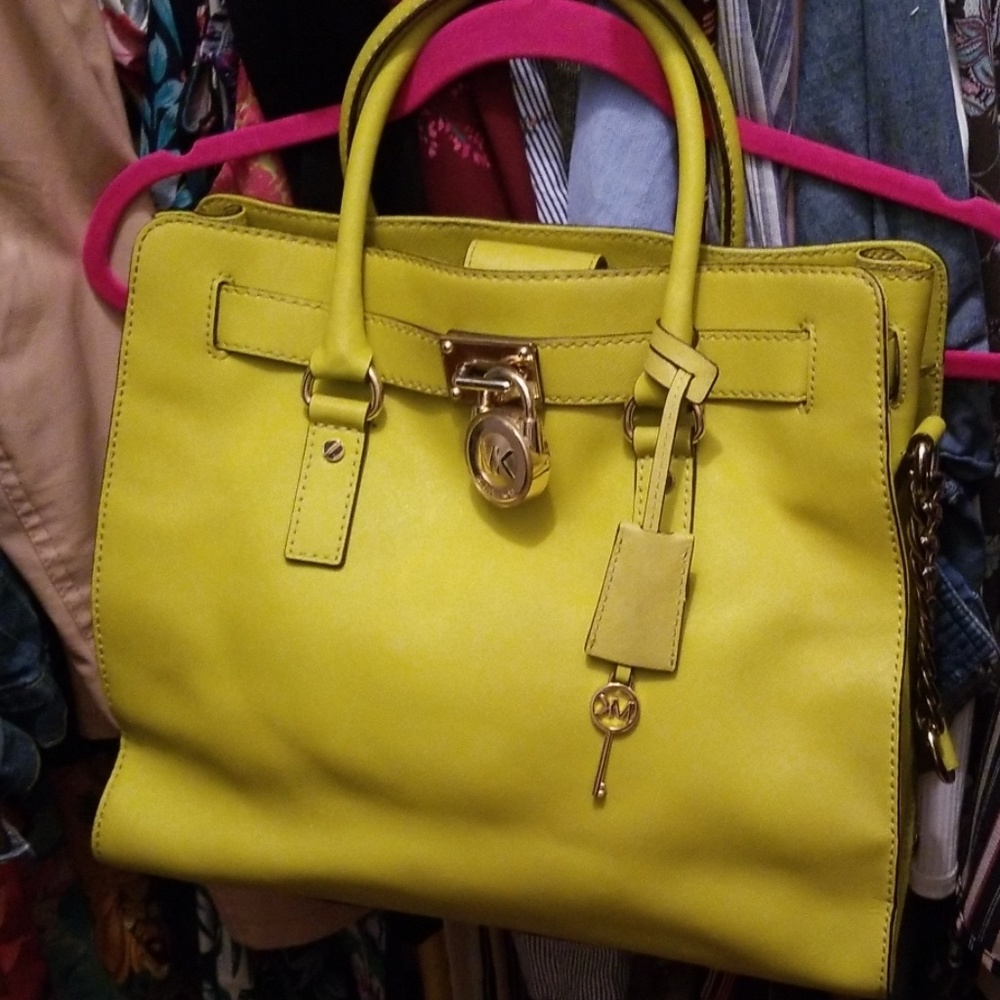 Mk large Hamilton chartreuse color